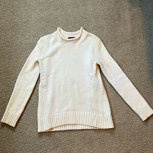 J Crew vintage style Roll Neck Cream Sweater Size XS